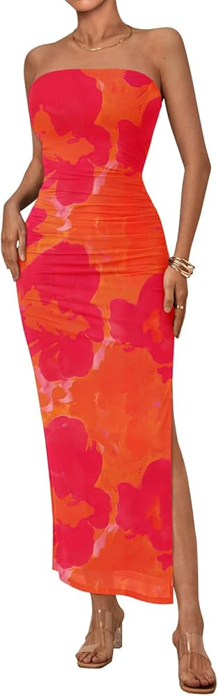 Trendy Queen Women Bodycon Dress Summer Beach Vacation Outfits Maxi Party Dresses 2026 Wedding Gu... | Amazon (US)