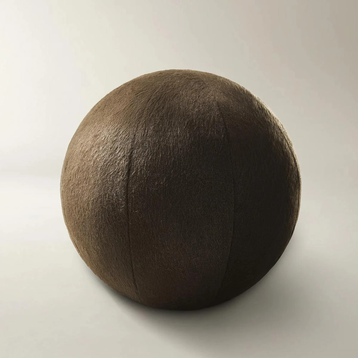 Maeve Felted Wool Ball Pillow 12" - Chocolate | Z Gallerie