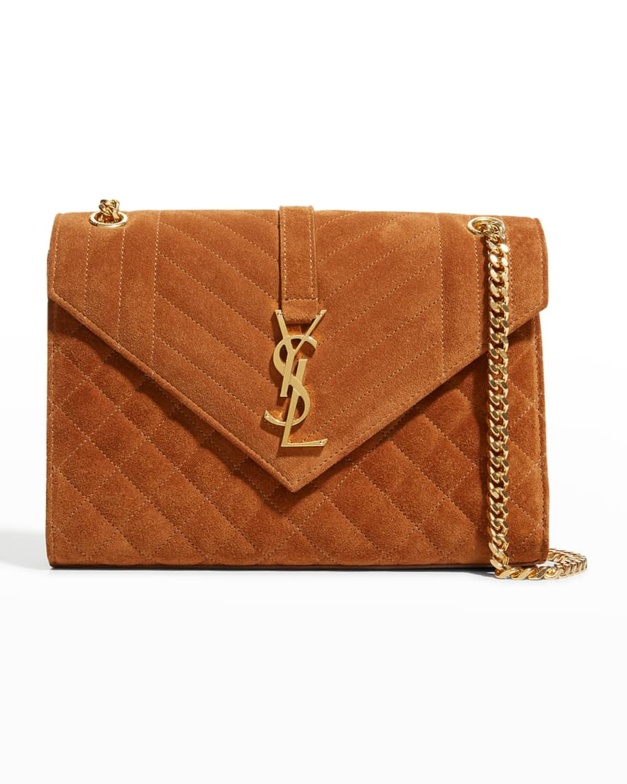 Envelope Medium Bag in Mix Matelasse Suede | Neiman Marcus