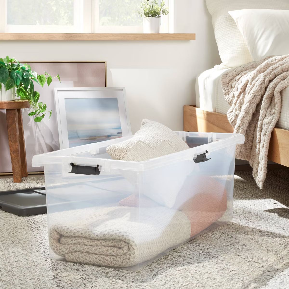 Extra Large Latching Clear Storage Box - Brightroom™ | Target