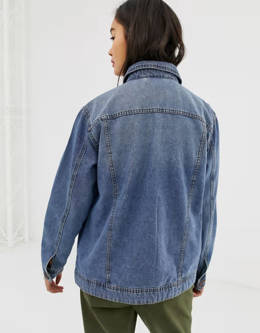 Noisy May oversized denim jacket | ASOS (Global)