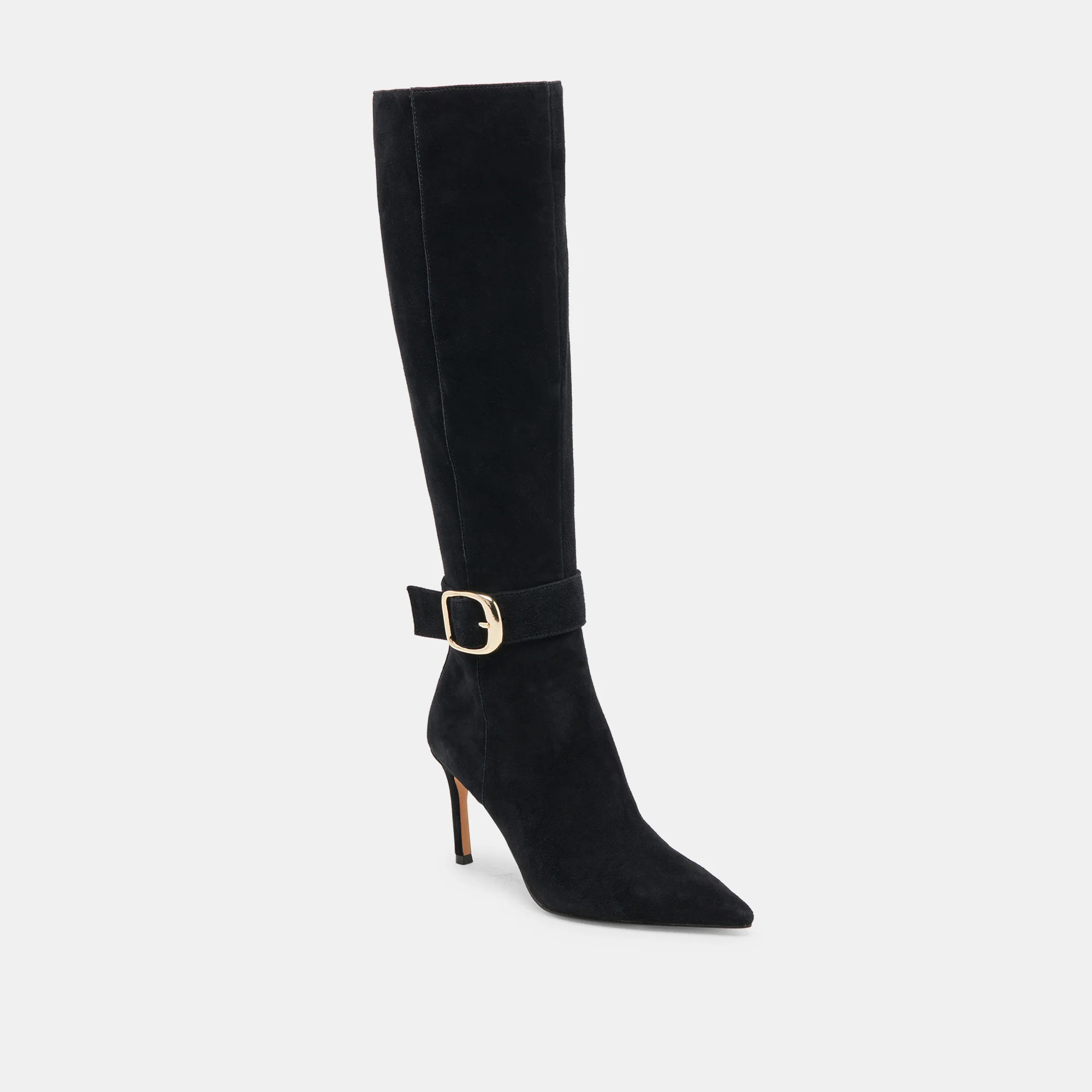 Kinzy Boots Onyx Suede | DolceVita.com
