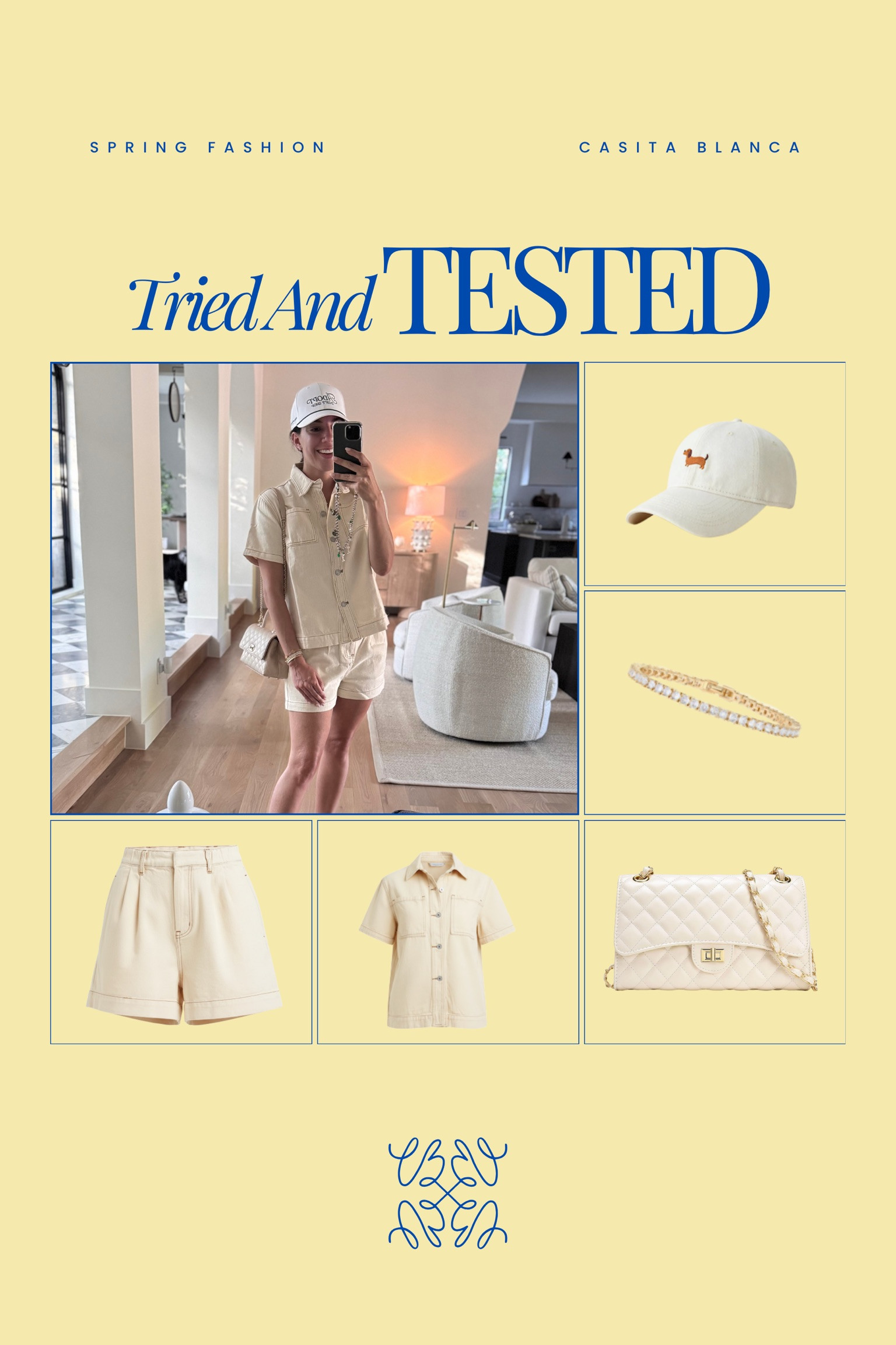 Tried and tested spring staples I genuinely love.

This neutral short set is one of those effortless outfits you’ll reach for on repeat. The fit is flattering but relaxed, the fabric feels elevated, and it looks instantly put together with minimal effort. I paired it with a classic quilted bag, a simple tennis bracelet, and the cutest neutral cap for an easy everyday look that still feels polished.

If you’re building a spring capsule, these are the pieces worth adding. Easy to style, easy to wear, and they make getting dressed feel simple.

#SpringFashion #TriedAndTested #AmazonFinds #NeutralStyle #CapsuleWardrobe #EverydayChic #EffortlessStyle 

 #LTKSeasonal #LTKBeauty