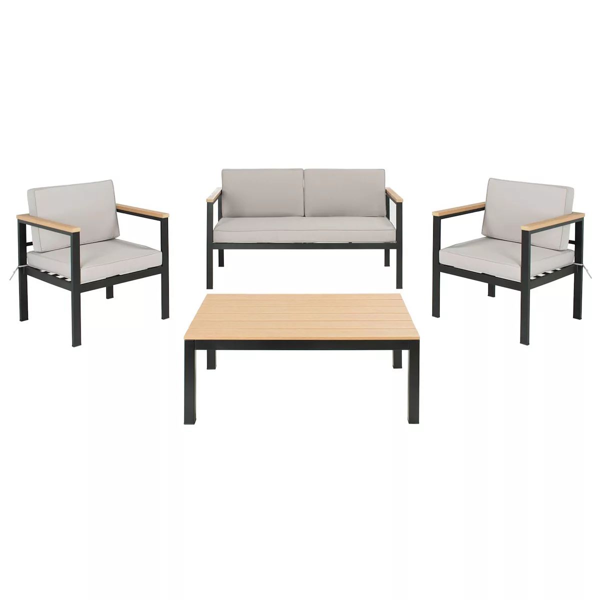 Safavieh Hendor Loveseat, Chair & Coffee Table 4-piece Set | Kohl's