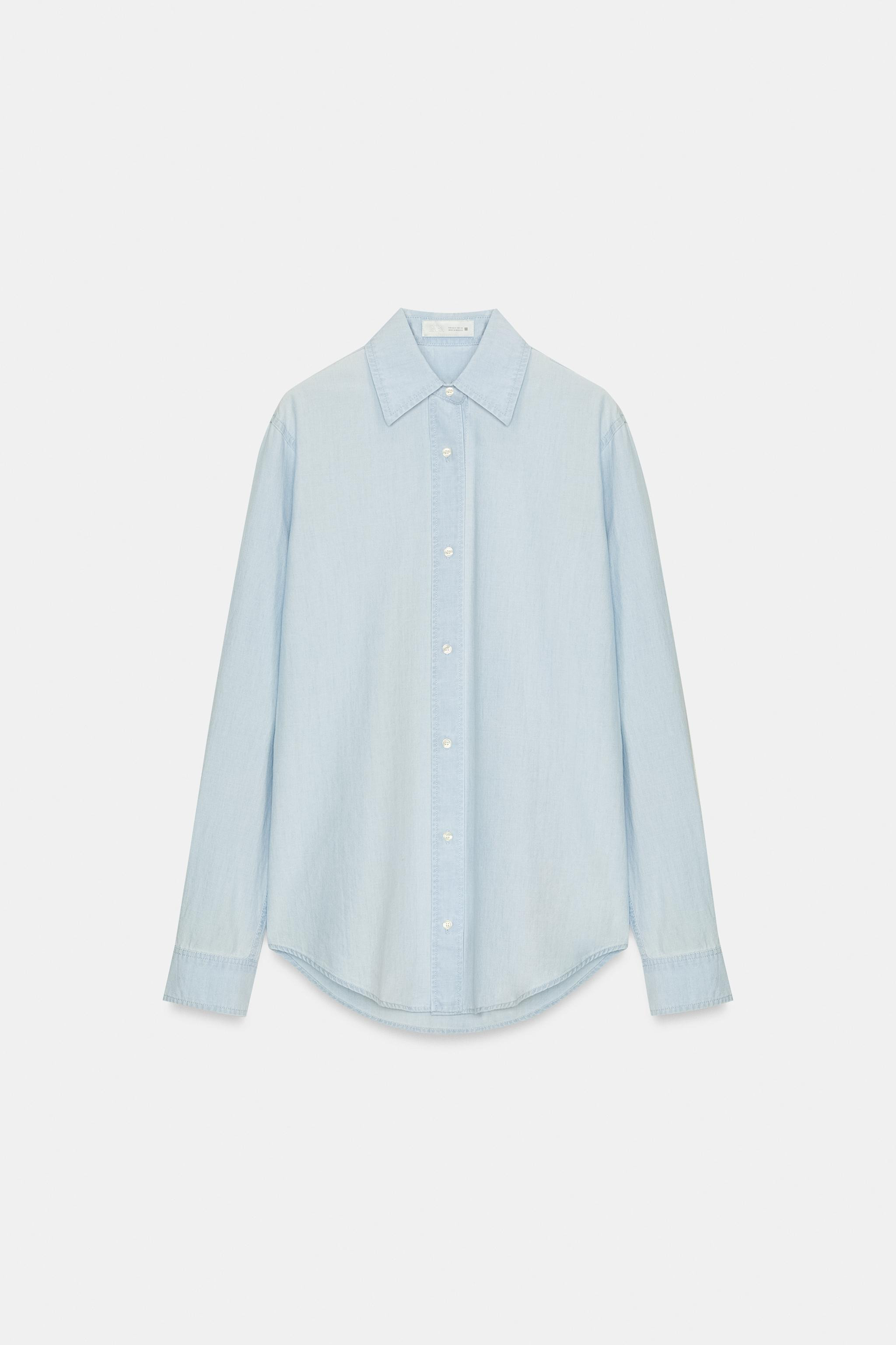 TRF REGULAR DENIM SHIRT | Zara US