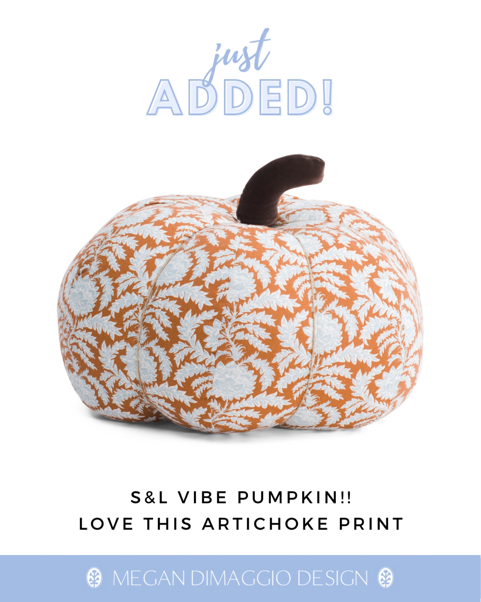 The CUTEST new Fall pumpkin with a Serena & Lily artichoke vibe!! 😍🙌🏻🍂 Super large at 18” it would look super cute on an entryway bench, bed or sofa!! My guess is it’ll go fast!! 🛒🏃🏼‍♀️💨

#LTKHome #LTKSeasonal #LTKFindsUnder50