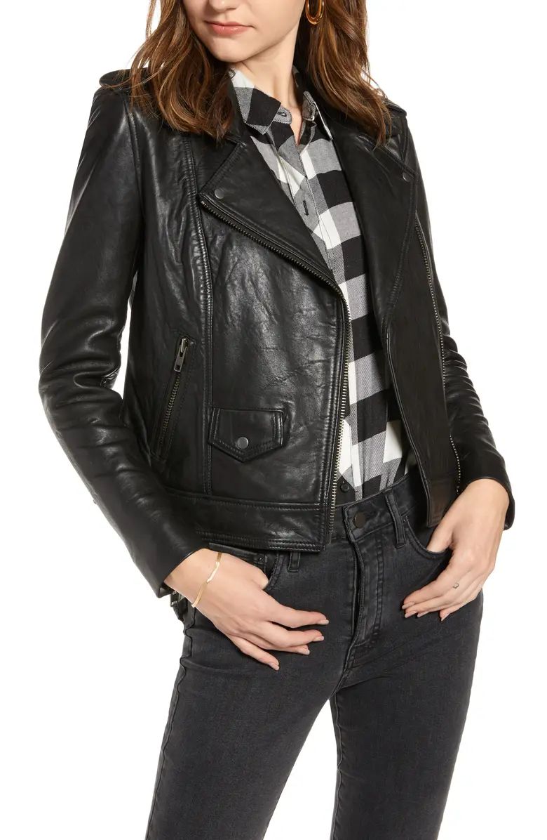 Leather Biker Jacket | Nordstrom Canada