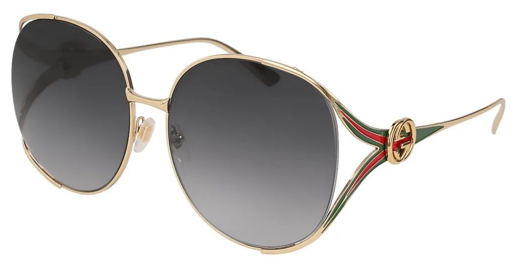 Gucci Grey Gradient Round Ladies Sunglasses | Walmart (US)