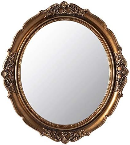 Funerom 12.8 x 14.3 inch Vintage Decorative Wall Mirror, Hanging Mirrors for Bedroom Living-Room Dre | Amazon (US)