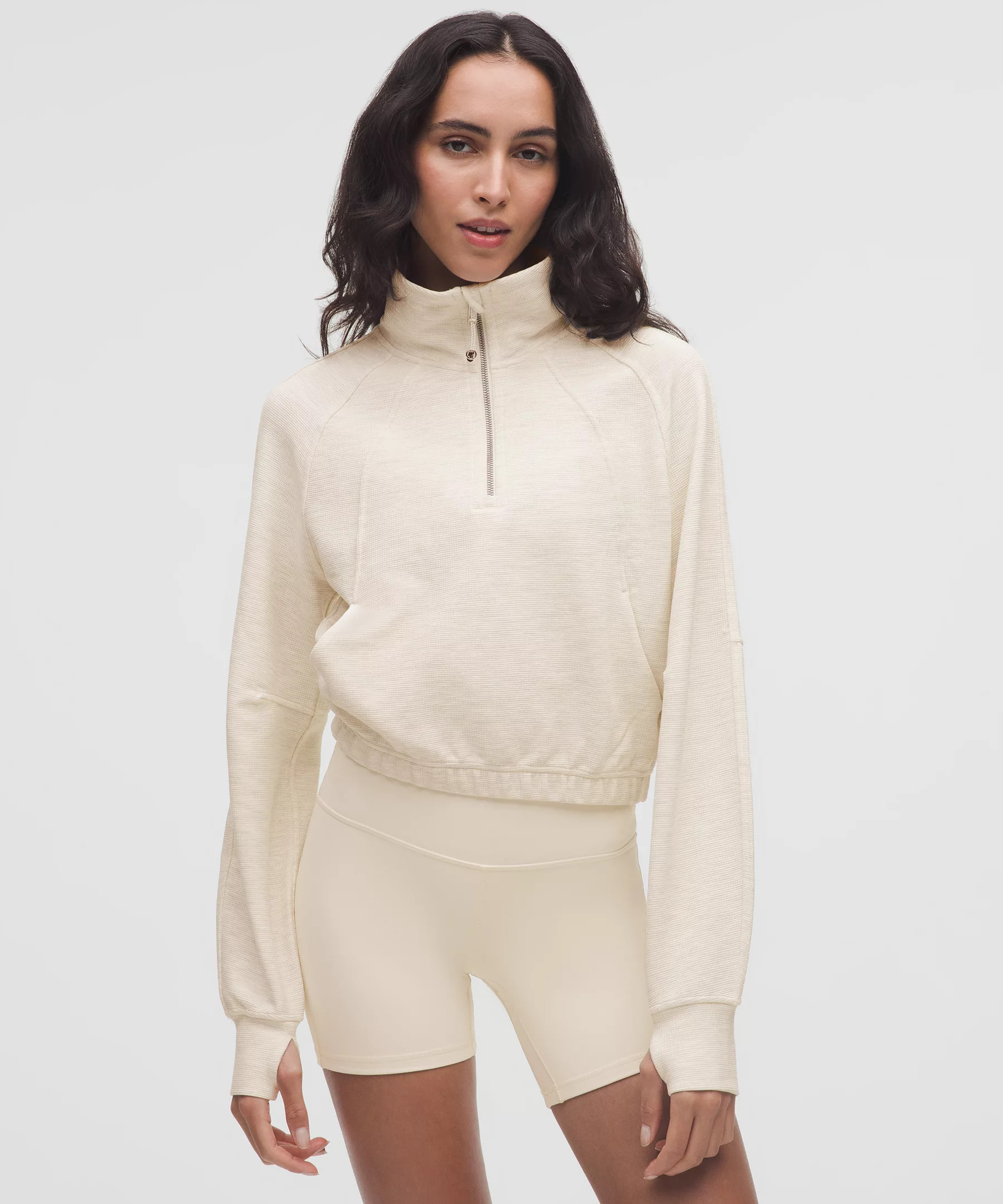 Scuba Cropped Funnel-Neck Half Zip | Lululemon (US)