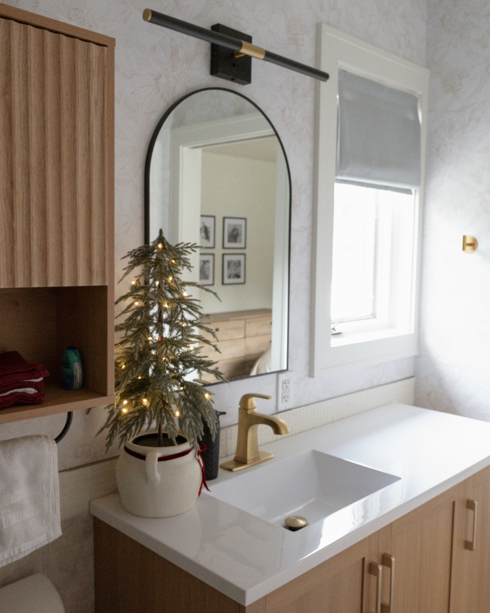 This gorgeous bathroom renovation was simple yet effective! Linking everything used 

Bathroom, neutral bathroom inspiration, vanity, bathroom cabinet, bathroom rug, bathroom mirror 

#LTKhome #LTKcanada
