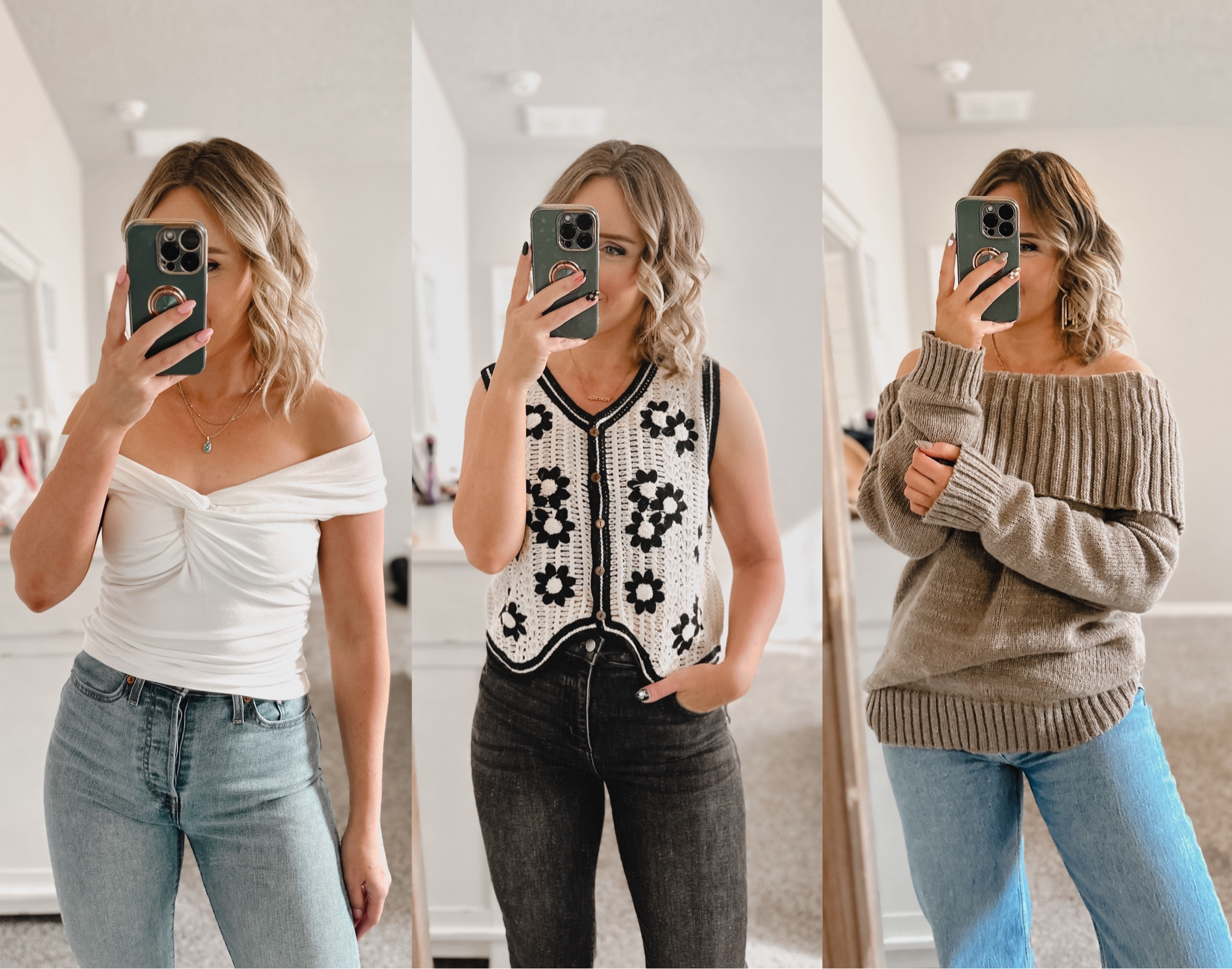 Last Minute Amazon Thanksgiving Outfits 🍁🦃 

Everything is true to size



Amazon find finds fall fashion boots ootd mom style styles / baggy jeans distressed non distressed lightly distressed / casual outfit ootd Thanksgiving outfit holiday outfits white off the shoulder top not so basic basics fall holiday fashion floral maxi dress short girl approved affordable off the shoulder Amazon sweater top brown neutral white black off the shoulder dress church mom leg slit brown 

#LTKStyleTip #LTKFindsUnder50 #LTKSeasonal