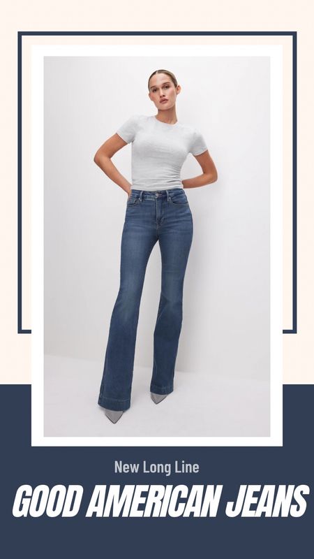 The new Sky High line at Good American features inseams up to 37” inches, I’ve linked the 36” and 37” pieces, a good mix of flares, micro bootcut styles and skinny jeans 



#LTKPlusSize #LTKMidsize #LTKStyleTip