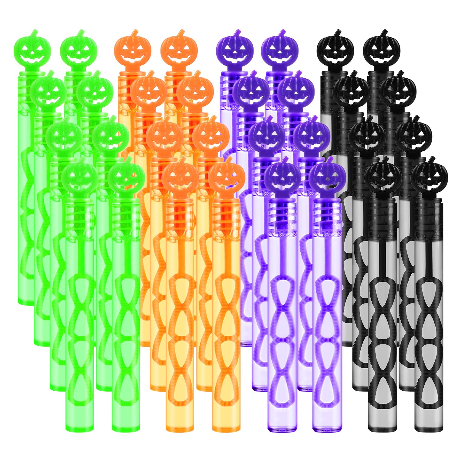 36 Pcs Halloween Bubble Wands, Halloween Pumpkin Mini Bubbles Bulk Toys Party Favors Treat Bag St... | Amazon (US)