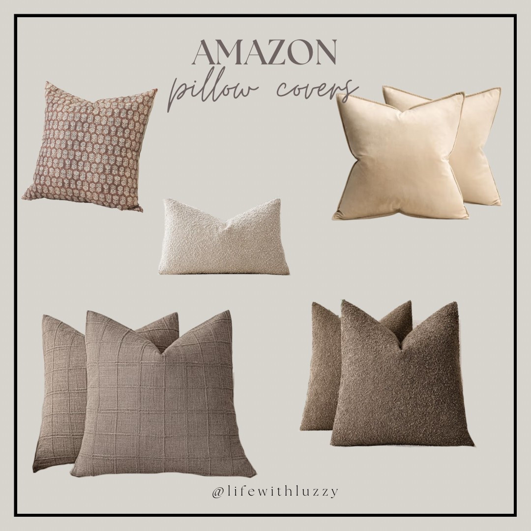 My current pillow cover line up ✨

#LTKHome #LTKSaleAlert #LTKSeasonal