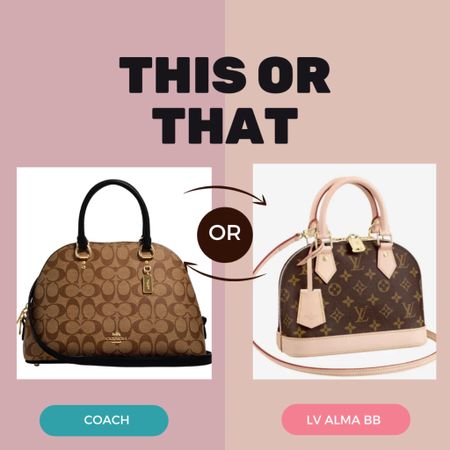 The Louis Vuitton Alma BB is one of my favorite purses! I own two of them and they are my go to every day bag! Coach has an amazing bag that has the feel and functionality of the LV Alma but for thousands less! Shop both for Mothers Day 

#LTKworkwear #LTKGiftGuide #LTKitbag