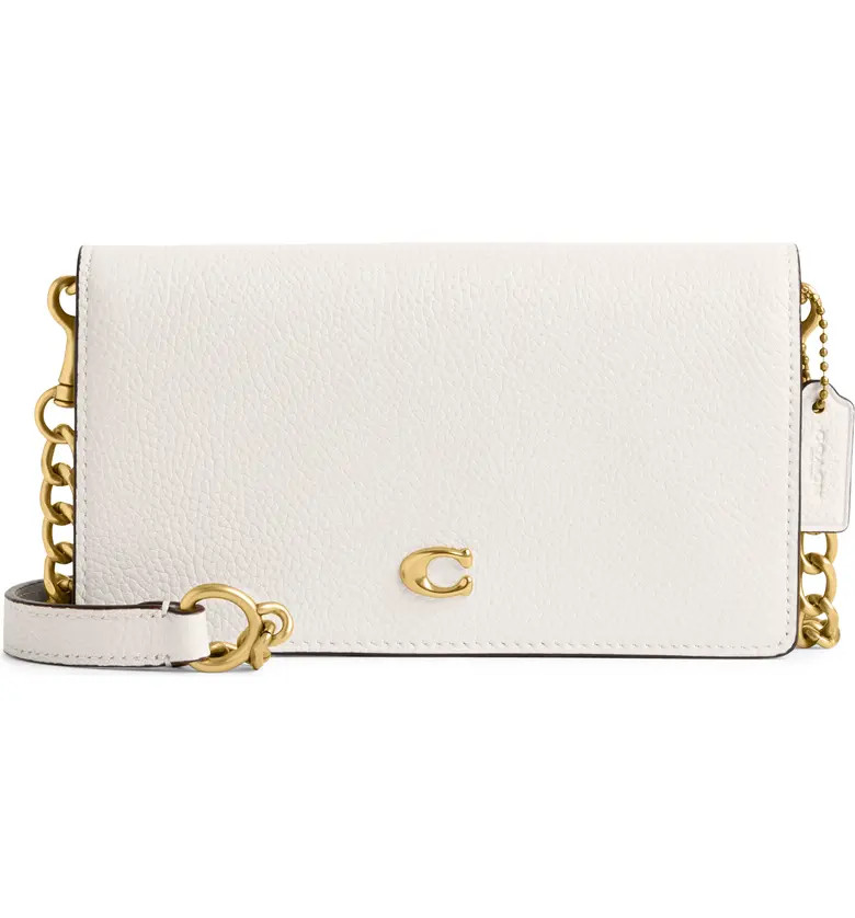 Polished Pebble Leather Crossbody Bag | Nordstrom