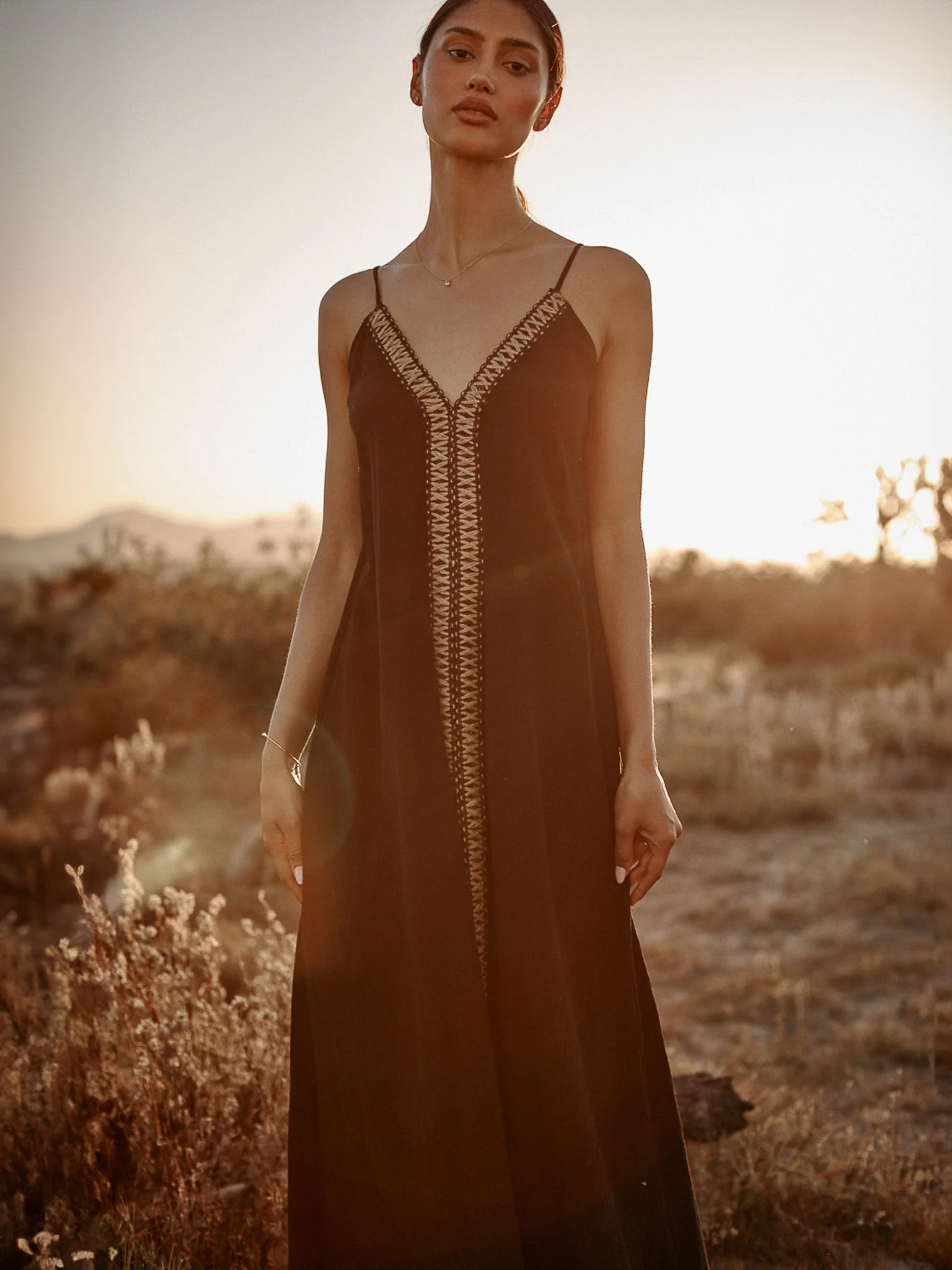 Women's Ciana Dress in Black Onyx | Brochu Walker | Brochu Walker