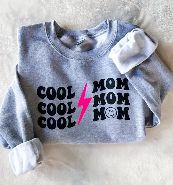 Cool Mom Sweatshirt  Hip Mom Sweater  Motherhood | Etsy | Etsy (US)