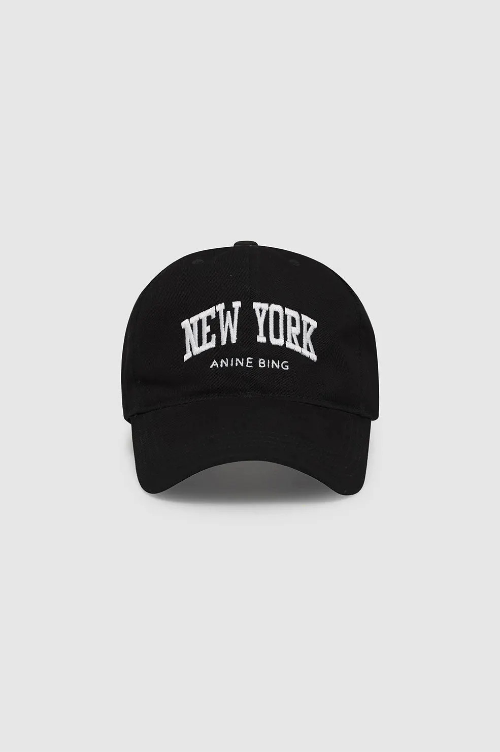 ANINE BING Jeremy Baseball Cap University New York - Black | Verishop