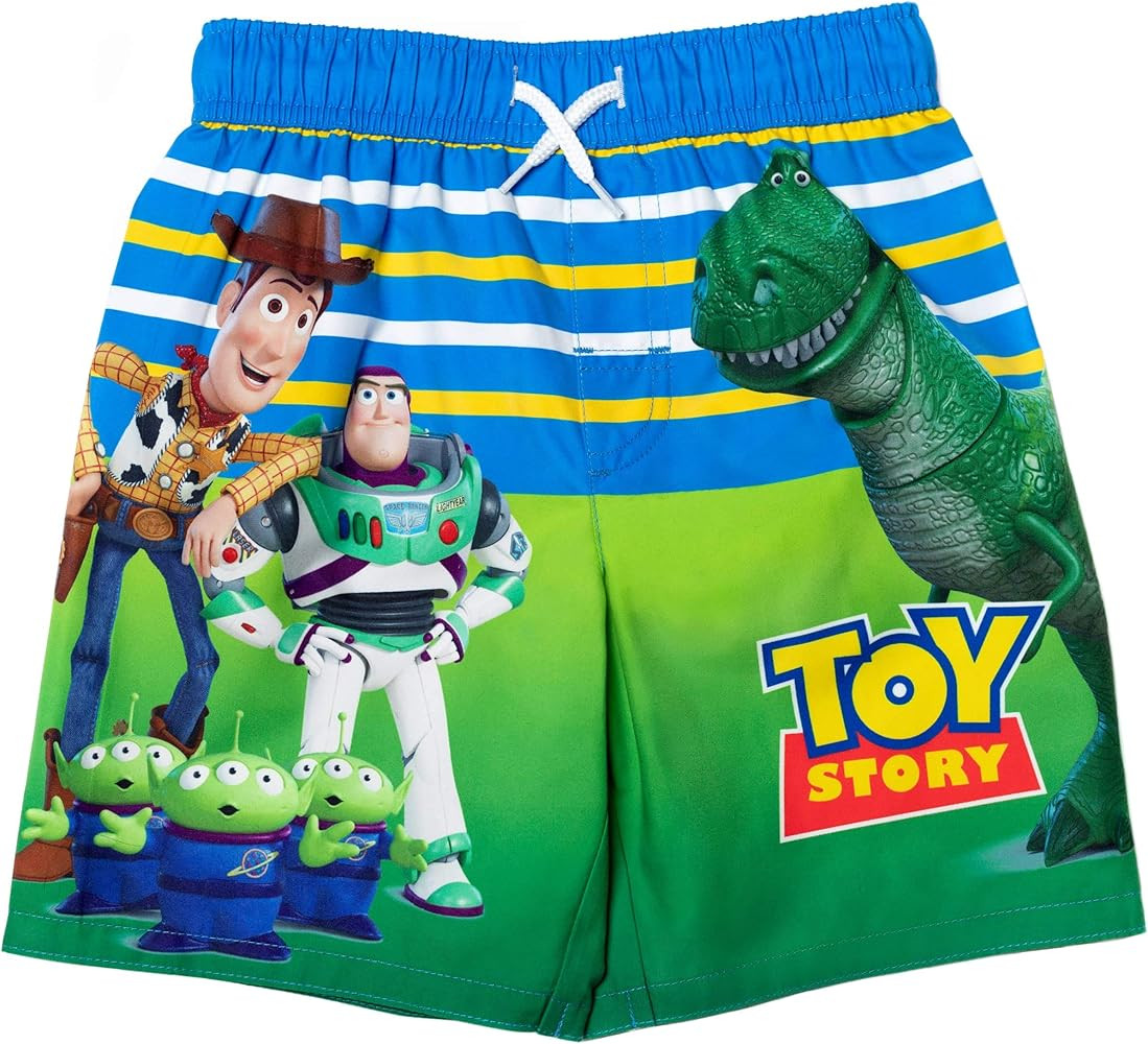 Disney Pixar Toy Story Buzz Lightyear Woody Swim Trunks | Amazon (US)
