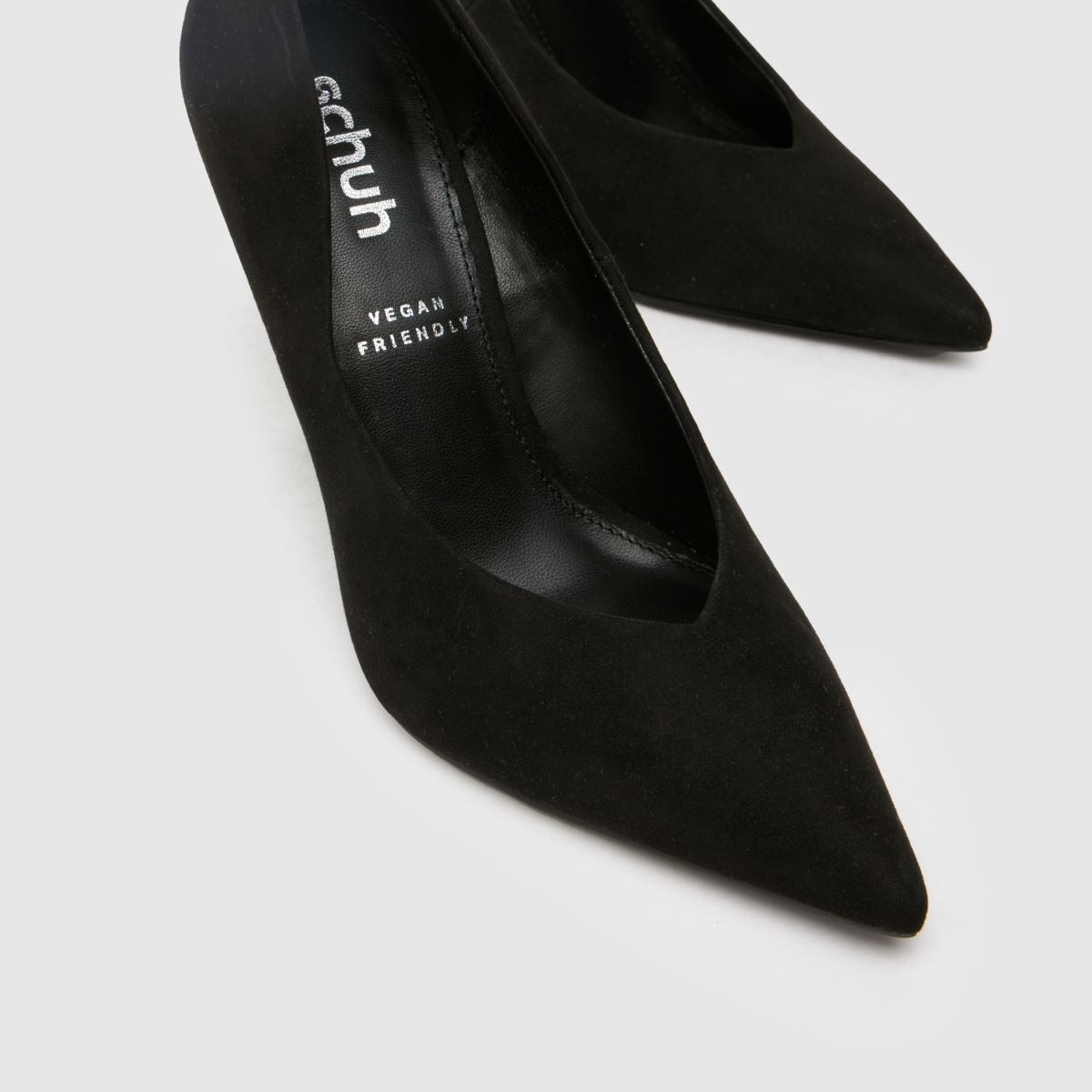 Womens Black schuh Sylvia Point Court High Heels | schuh | Schuh