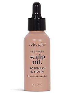 Kitsch Rosemary Oil for Hair Growth & Healthy Scalp - Pre Wash Scalp Oil with Biotin | Holiday Gi... | Amazon (US)