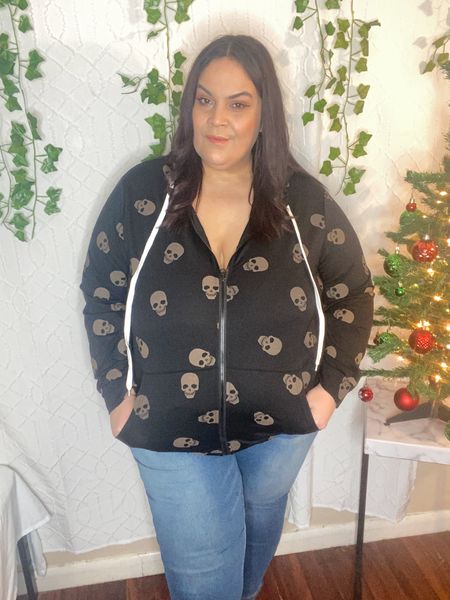 Cozy Fall days call for cute hoodies and jeans. both of these are from Bloomchic and I’m living for this cute comfy hoodie! #plussize #falloutfit 

#LTKSeasonal #LTKHoliday #LTKplussize