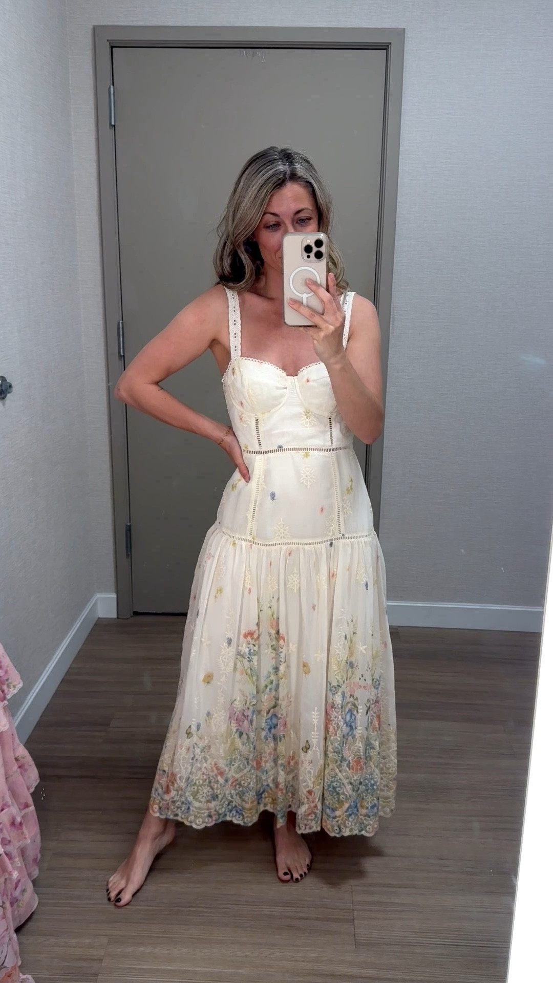 ASTR the label spring floral maxi dress. The details on this dress are absolutely stunning!!! It’s so elegant and perfect for any upcoming graduation parties or even for Mother’s Day! Wearing a small. 

#LTKootd #LTKPetite #LTKOver40