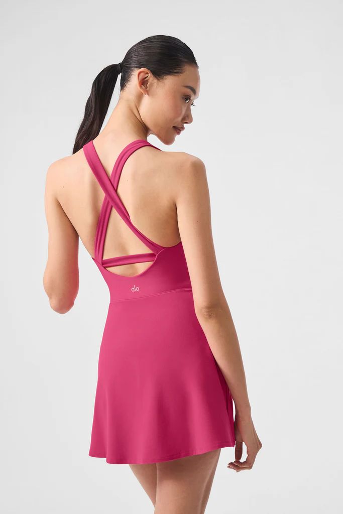 Alosoft Backspin Dress - Pink Summer Crush | Alo Yoga