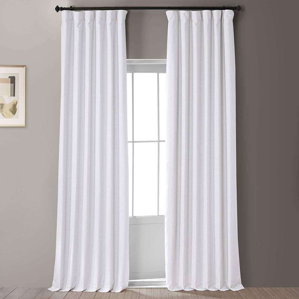 HPD Half Price Drapes Solid Thermal Insulated Blackout Curtains for Bedroom 50 X 108 Signature Li... | Amazon (US)