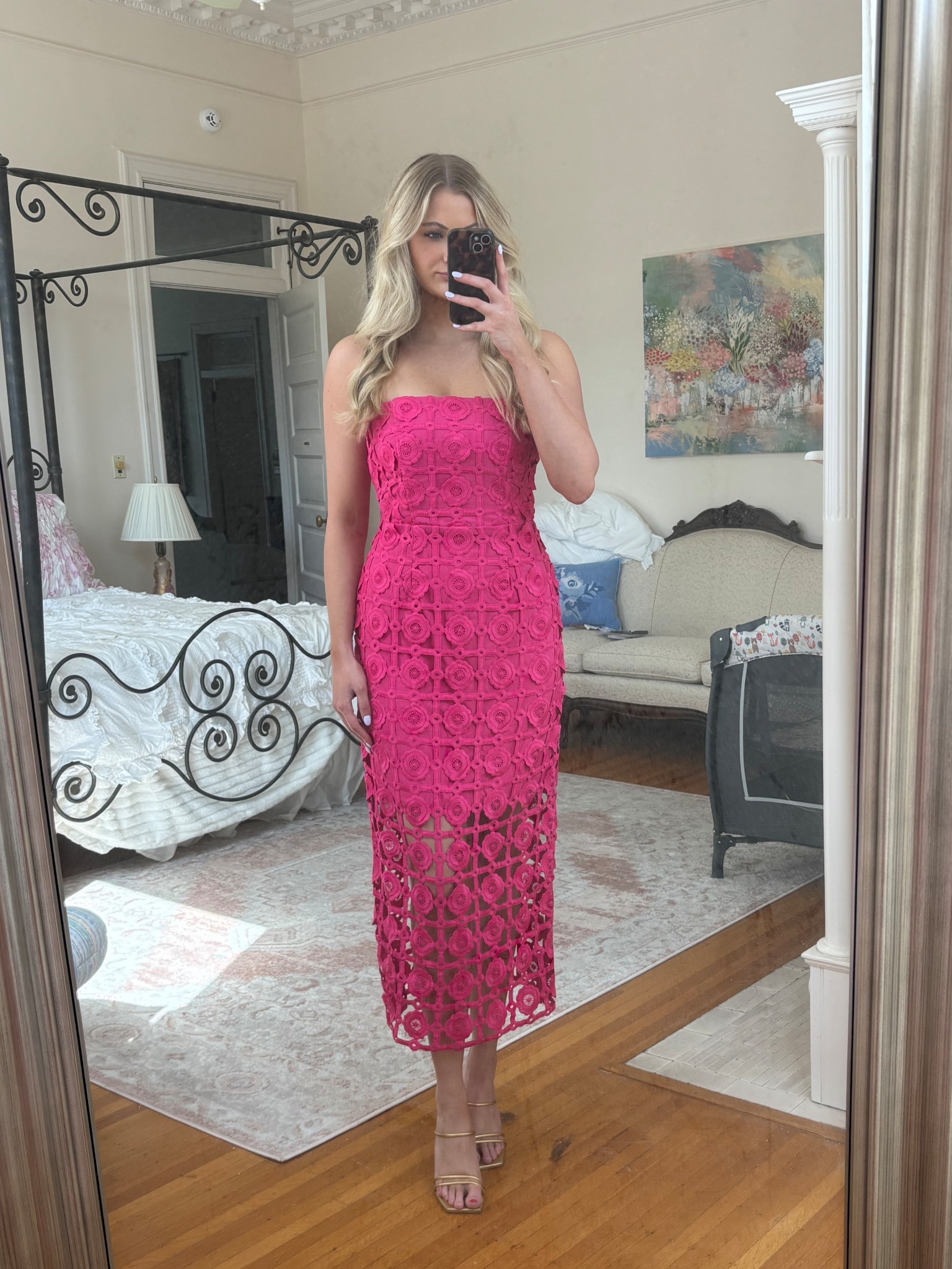 The perfect wedding guest dress🩷

#LTKspring #LTKootd #LTKWedding