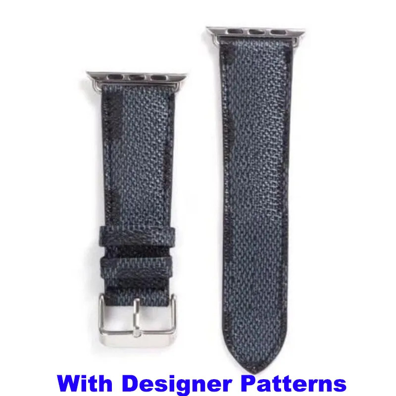 Fashion Designer Leathers Straps WatchBand For Apple Watch 7 6 5 4 3 2 1 Men Women Accessories Re... | DHGate