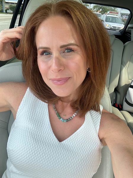 The necklace combo I’m loving - Star of David plus this necklace that has other colors on the other side - so good for spring and summer! 

#LTKover40 #LTKfindsunder50