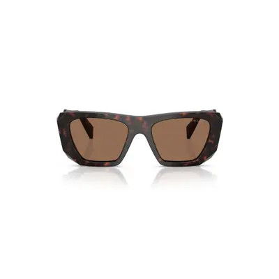 Prada 53mm Square Sunglasses in Black /Dark Grey at Nordstrom | Nordstrom