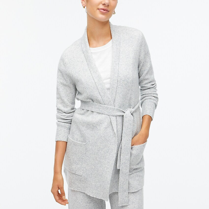 Wrap cardigan sweater in extra-soft yarn | J.Crew Factory