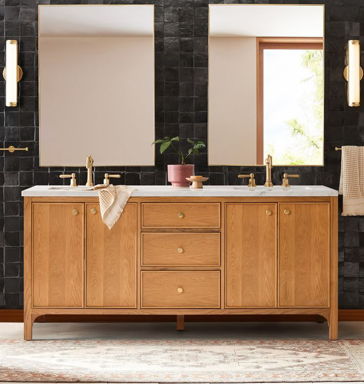 Wallace 72" Double Vanity | Rejuvenation