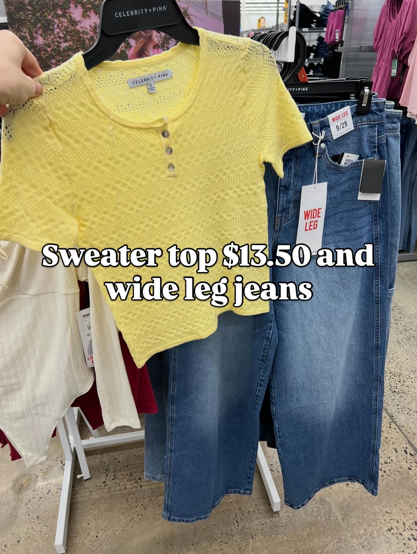 Cute new Walmart finds, this top is a little see through and juniors sizing so size up. #walmartfashion 