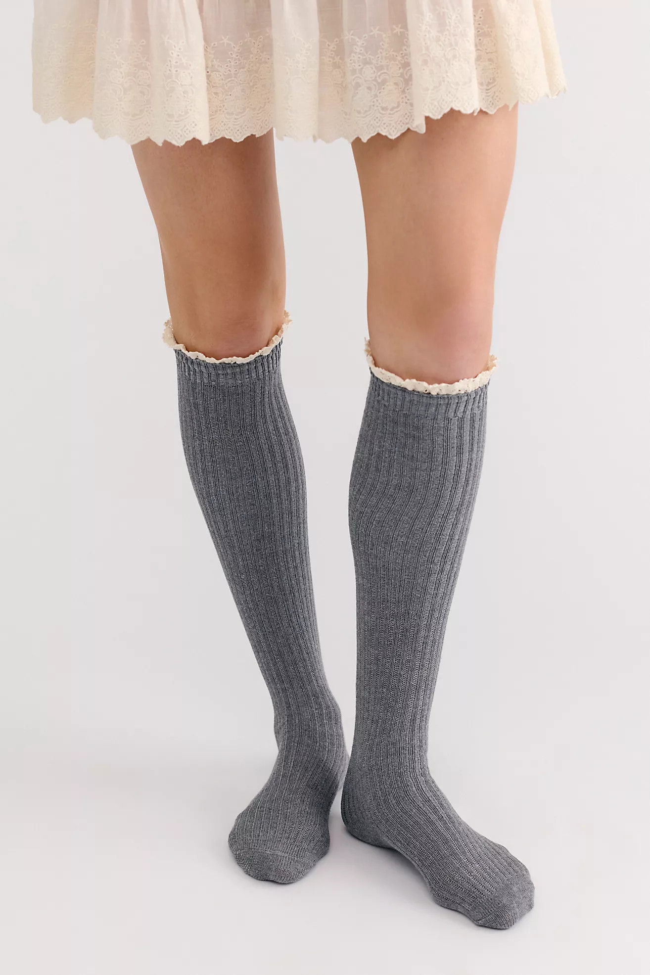 Misty Solid Tall Socks | Free People (Global - UK&FR Excluded)