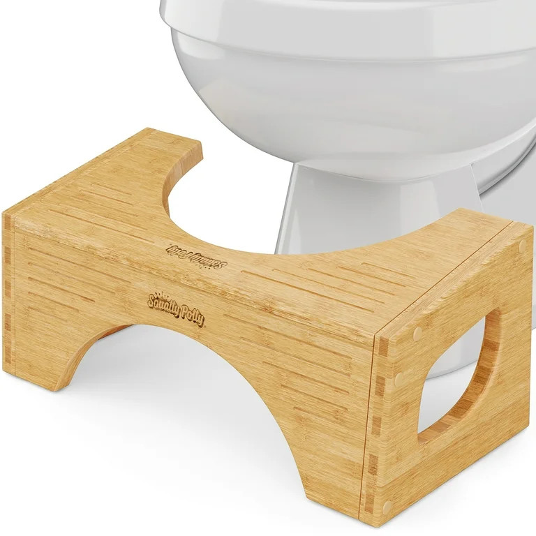 Squatty Potty The Original Toilet Stool - Bamboo Flip, 7" & 9" Height, Two Sizes-in-One | Walmart (US)
