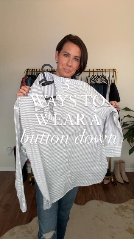 5 ways to wear a button down 

#LTKMostLoved #LTKover40 #LTKstyletip