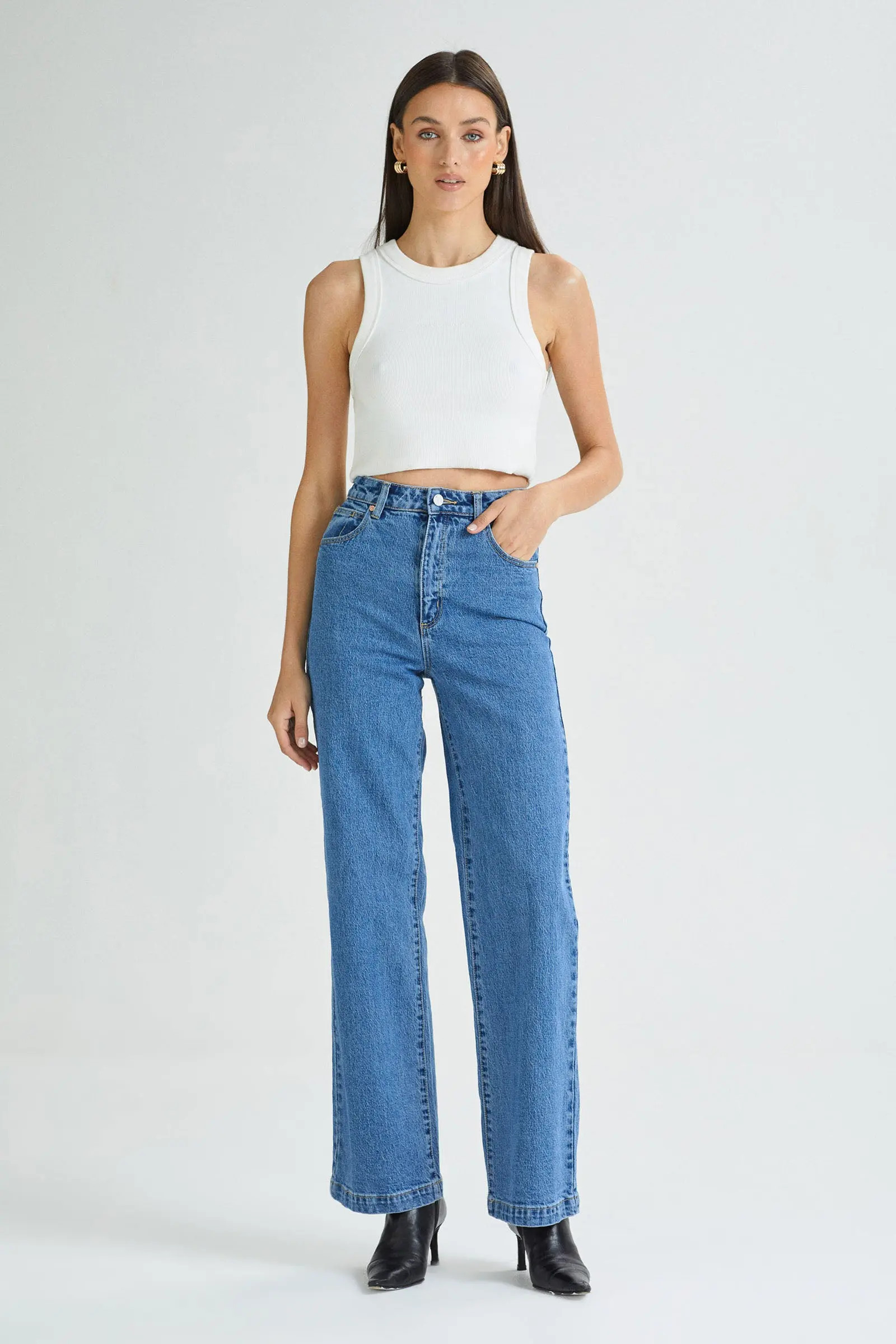 A 94 High & Wide Chantell Organic | Abrand Jeans US