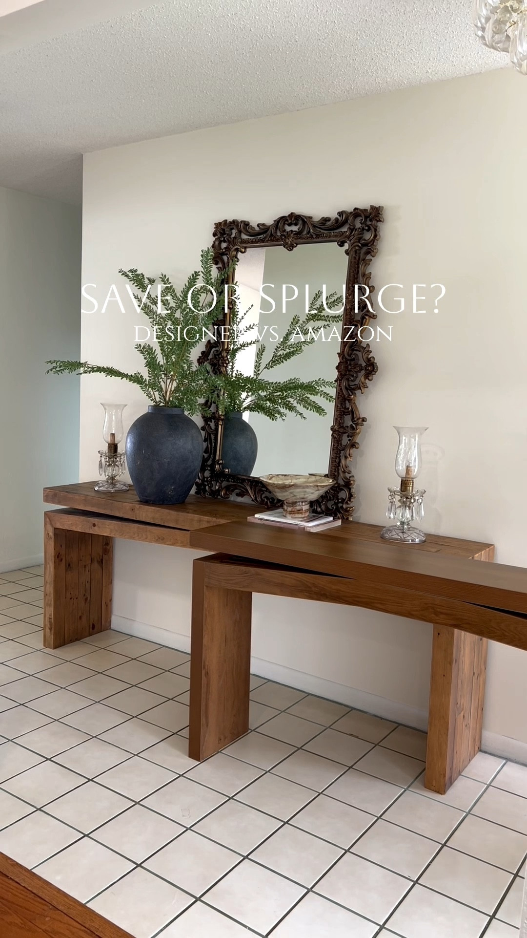 Amazon or designer? Entryway/couch table  

#LTKHome