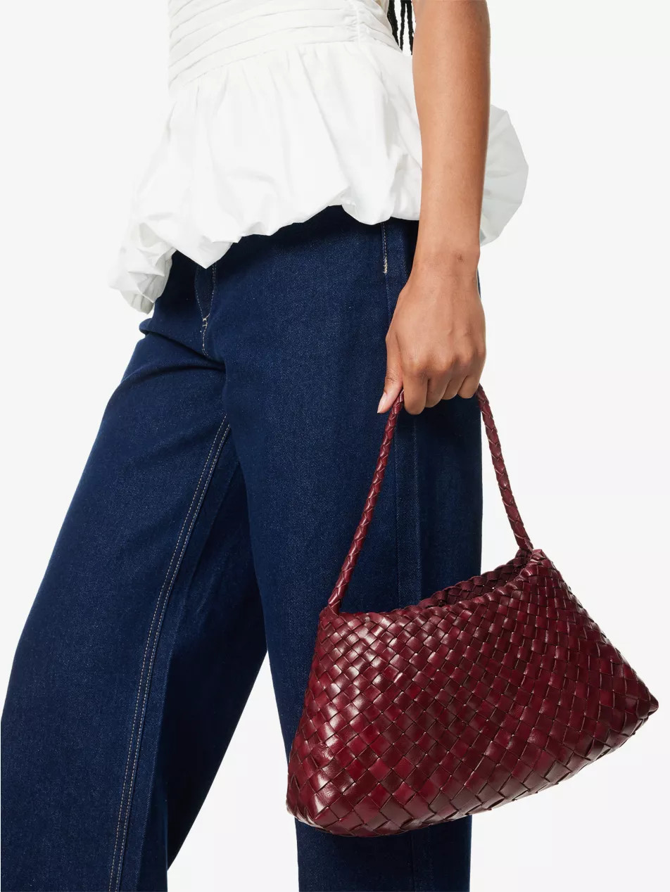 Rosanna small leather top-handle bag | Selfridges