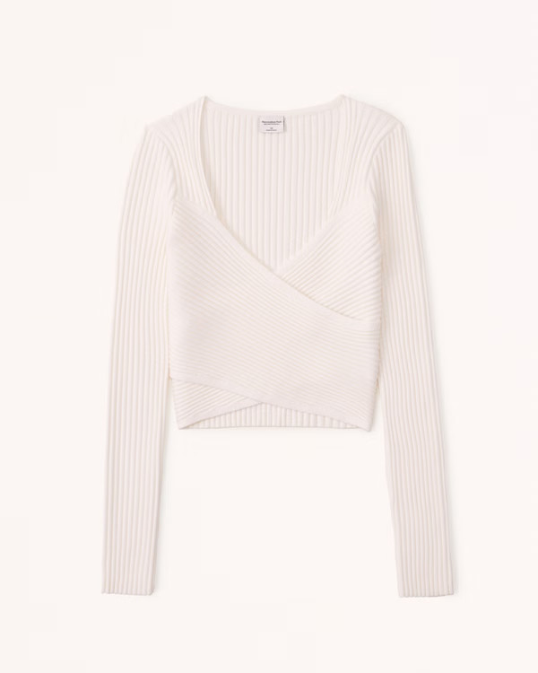 LuxeLoft Slim Wrap Sweater | Abercrombie & Fitch (US)
