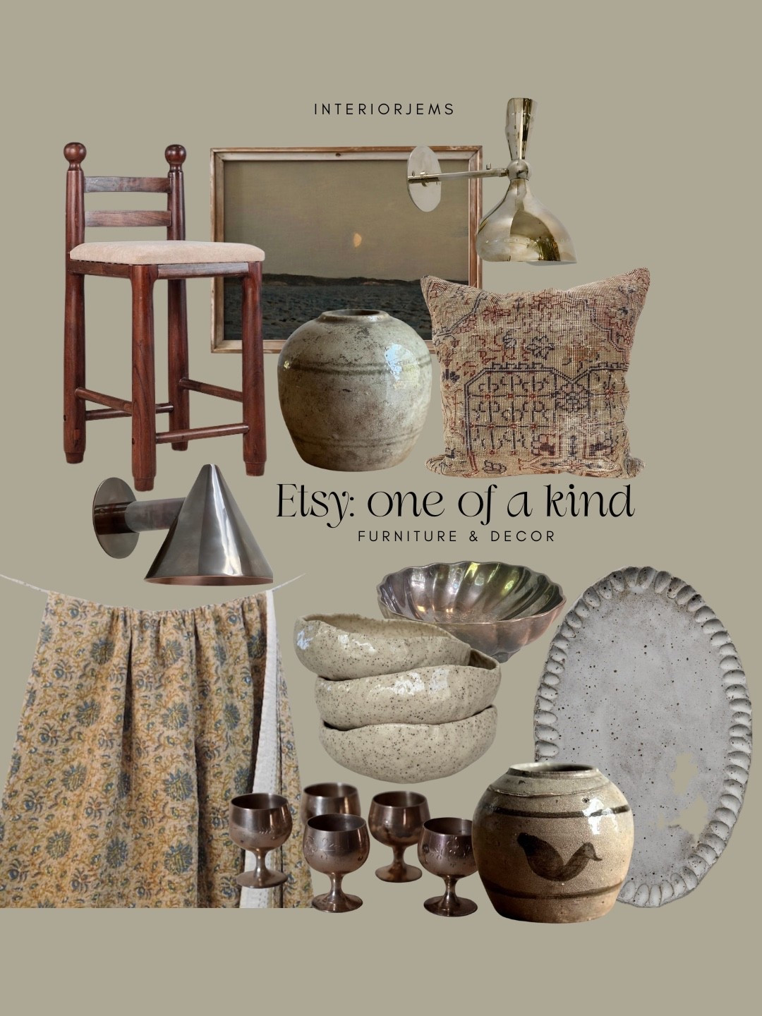 Let’s see one of a kind home, decor, and furniture, counter stool, solid, wood, dining chair, vintage pillow, cover, framed, and ready art, Seascape, art, Campa, quilt, handmade quilt, handmade pottery, dinnerware, tray, stoneware, base, match holder

#LTKHome #LTKSaleAlert #LTKGiftGuide