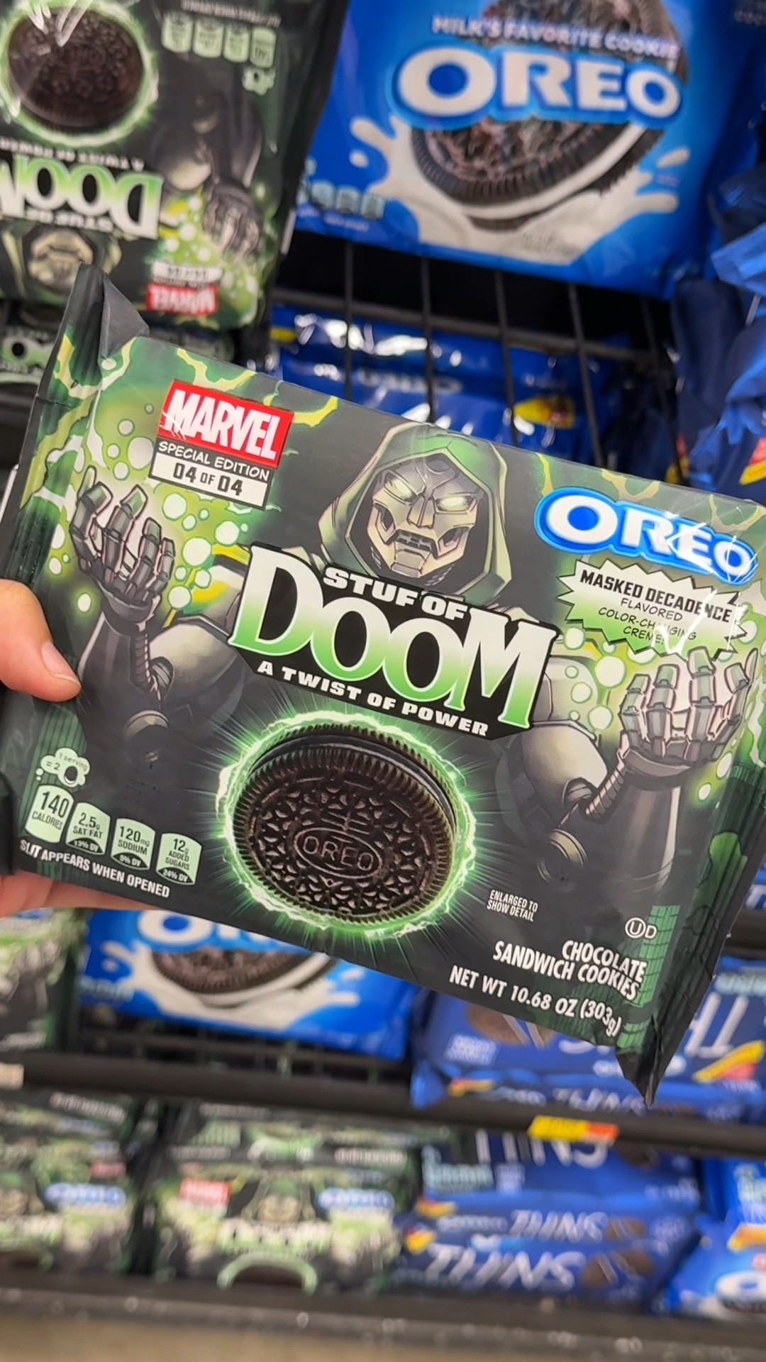 New marvel doom Oreos 

#LTKKids #LTKOver40 #LTKfoodie