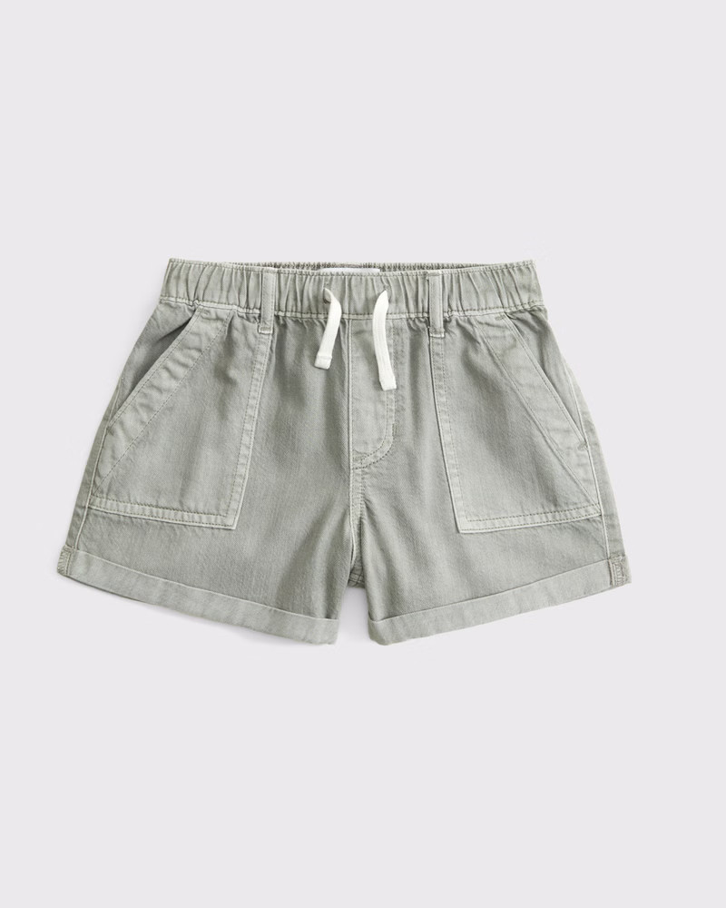 girls high rise relaxed shorts | girls bottoms | Abercrombie.com | Abercrombie & Fitch (US)