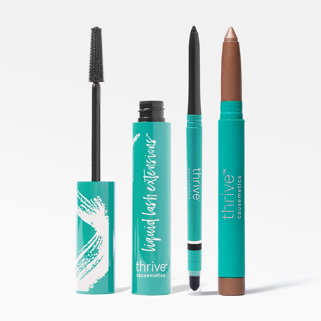 Eyeliner + Mascara + Brilliant Eye Brightener™ Set | Thrive Causemetics