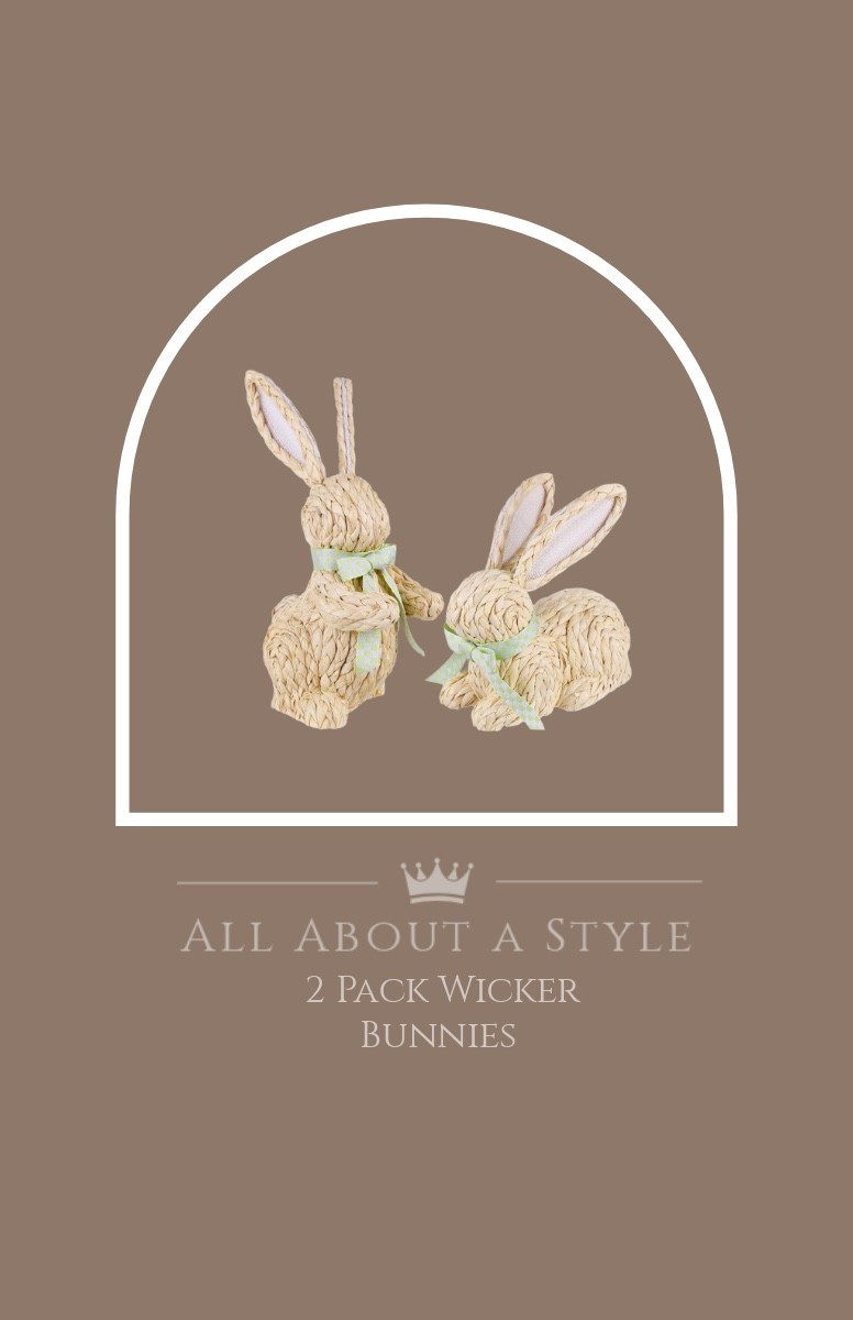 Sweet, simple, and full of spring charm. These woven rattan bunnies add the perfect touch to your Easter tablescape or shelf styling. The texture + neutral tones make them easy to style all season long!

#EasterDecor
#SpringDecor #FarmhouseStyle #NeutralHome #EasterBunnies #SeasonalDecor

#LTKHome